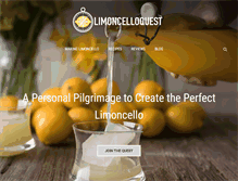 Tablet Screenshot of limoncelloquest.com